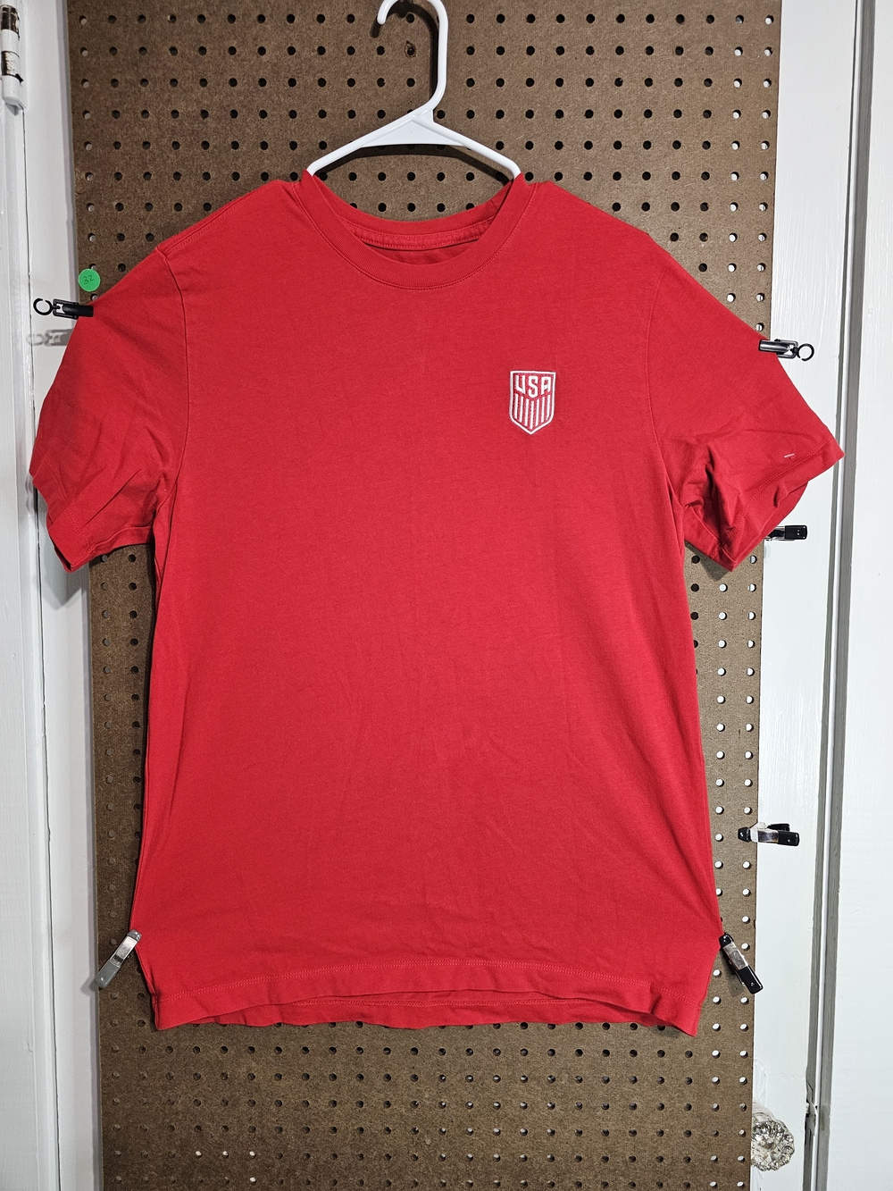 Nike Red Team Usa Soccer Travel T-Shirt Mens Size Large
